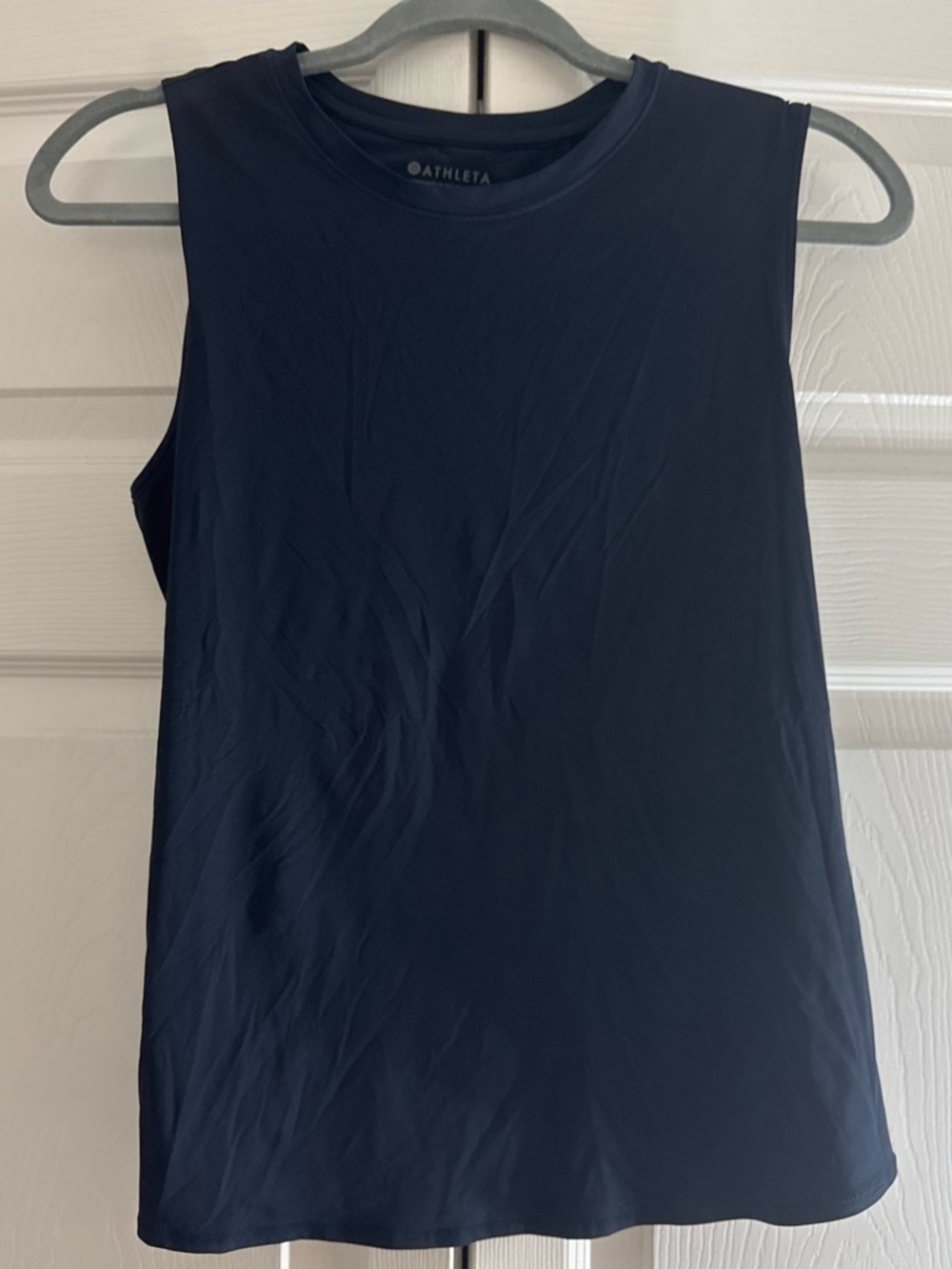 Athleta Navy Blue Sleeveless Performance Tank Top